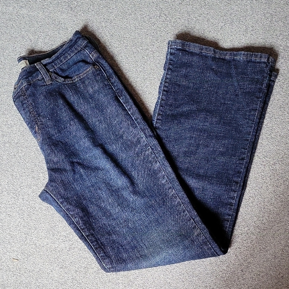 Levi's Blue Straight Leg Boot Cut  girl Jeans size 10